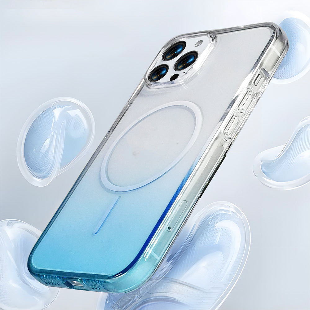 Apple iPhone 15 Pro Max Kılıf M-Safe Şarj Özellikli Zore Septik Silikon Kapak Pembe