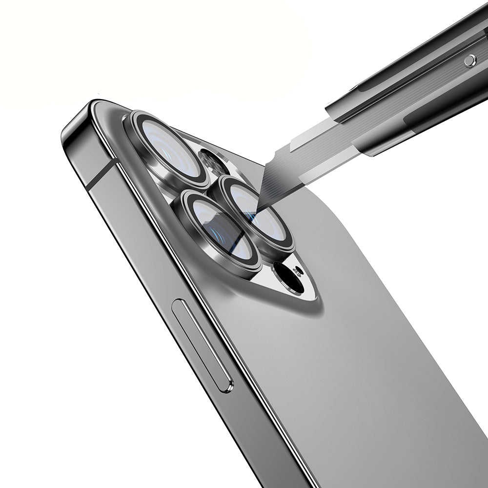 Apple iPhone 15 Pro Max Zore Mikro Kamera Lens Koruyucu Midnight Blue