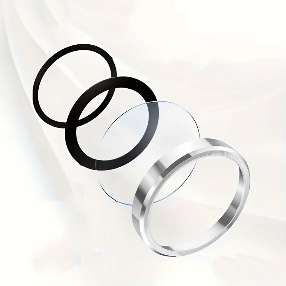 Apple iPhone 15 Pro Max Zore Mikro Kamera Lens Koruyucu Koyu Gri