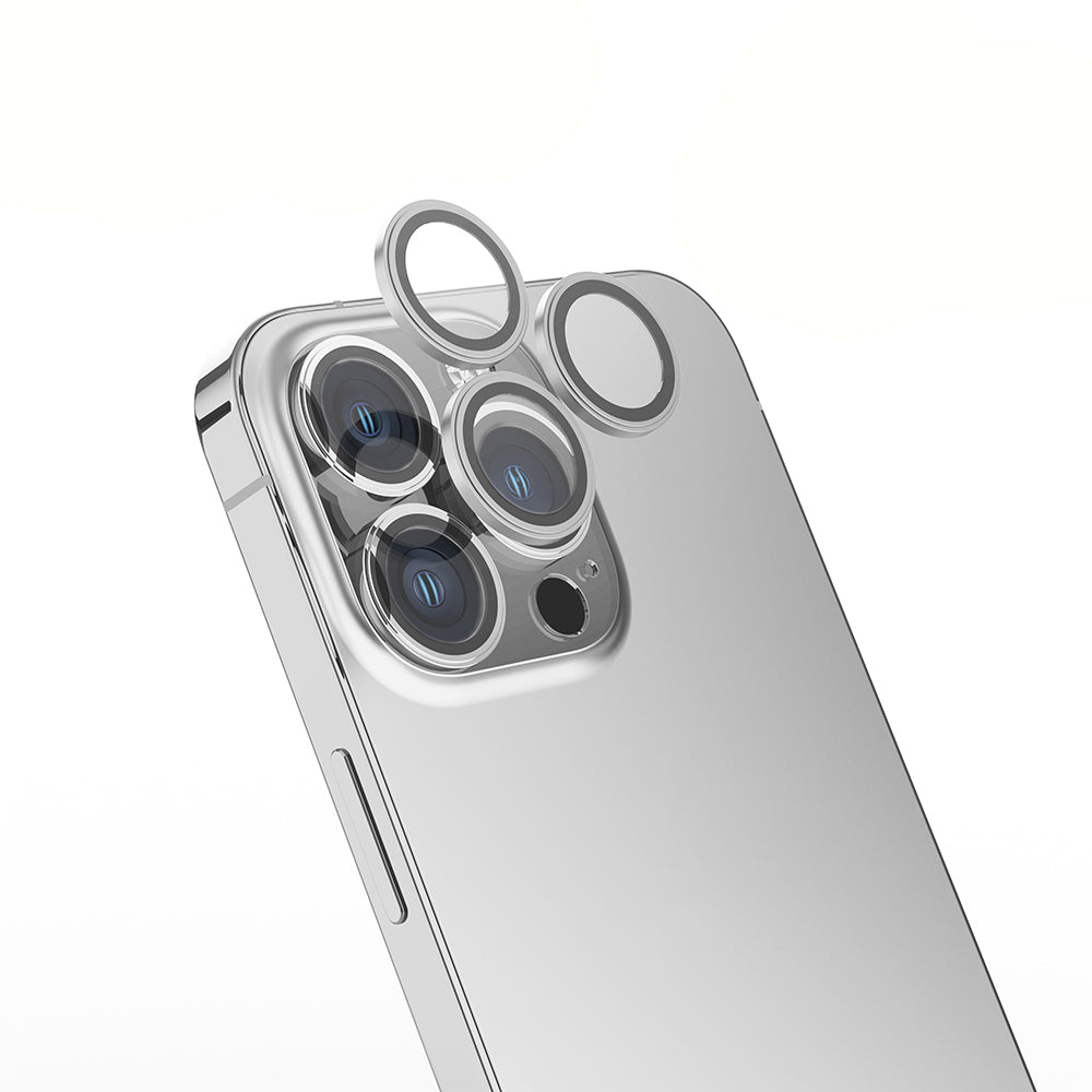 Apple iPhone 15 Pro Zore Mikro Kamera Lens Koruyucu Siyah