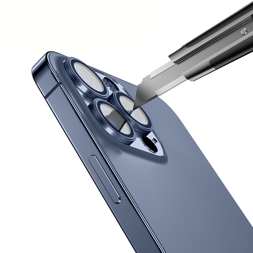 Apple iPhone 15 Pro Zore Mikro Kamera Lens Koruyucu Siyah