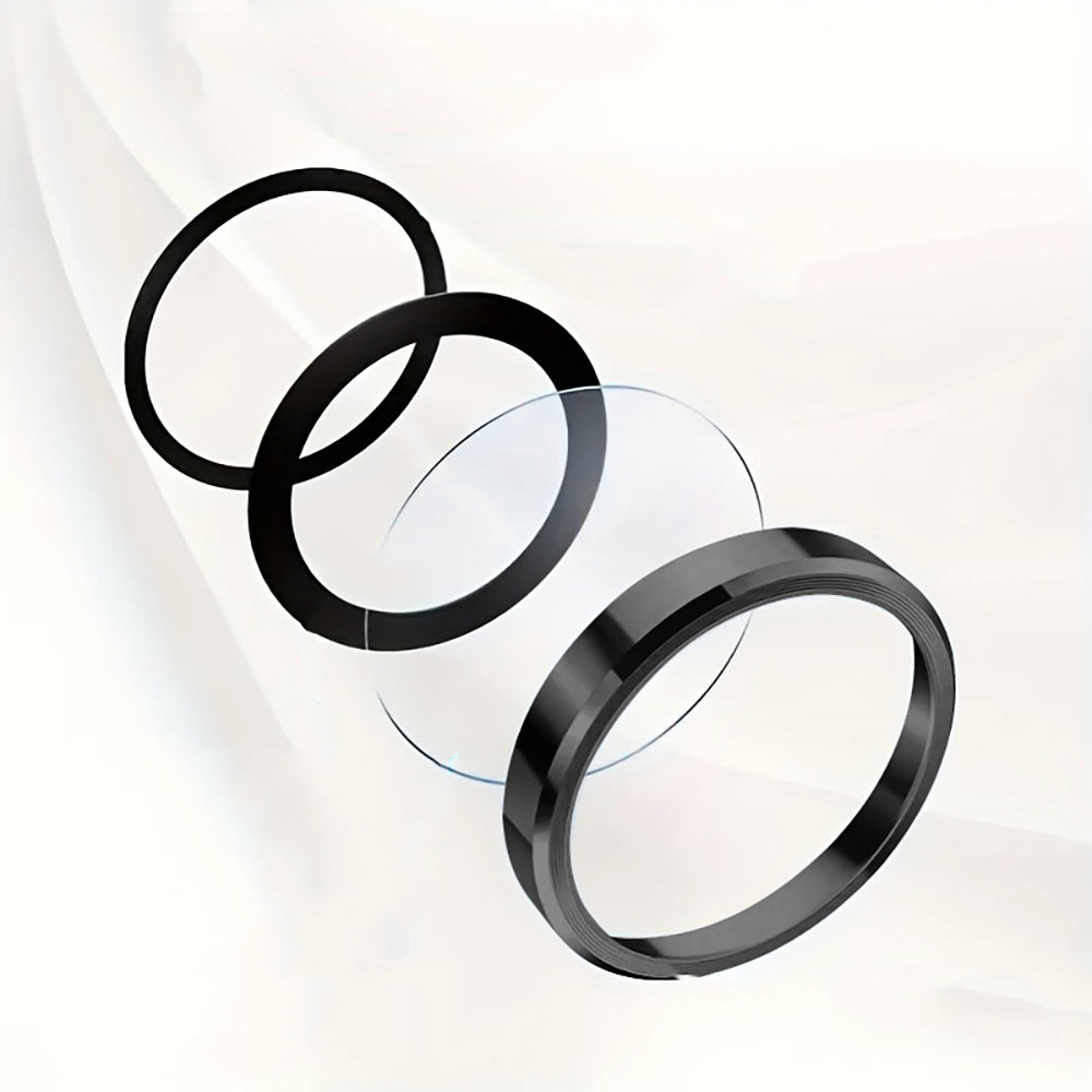 Apple iPhone 15 Pro Zore Mikro Kamera Lens Koruyucu Koyu Gri