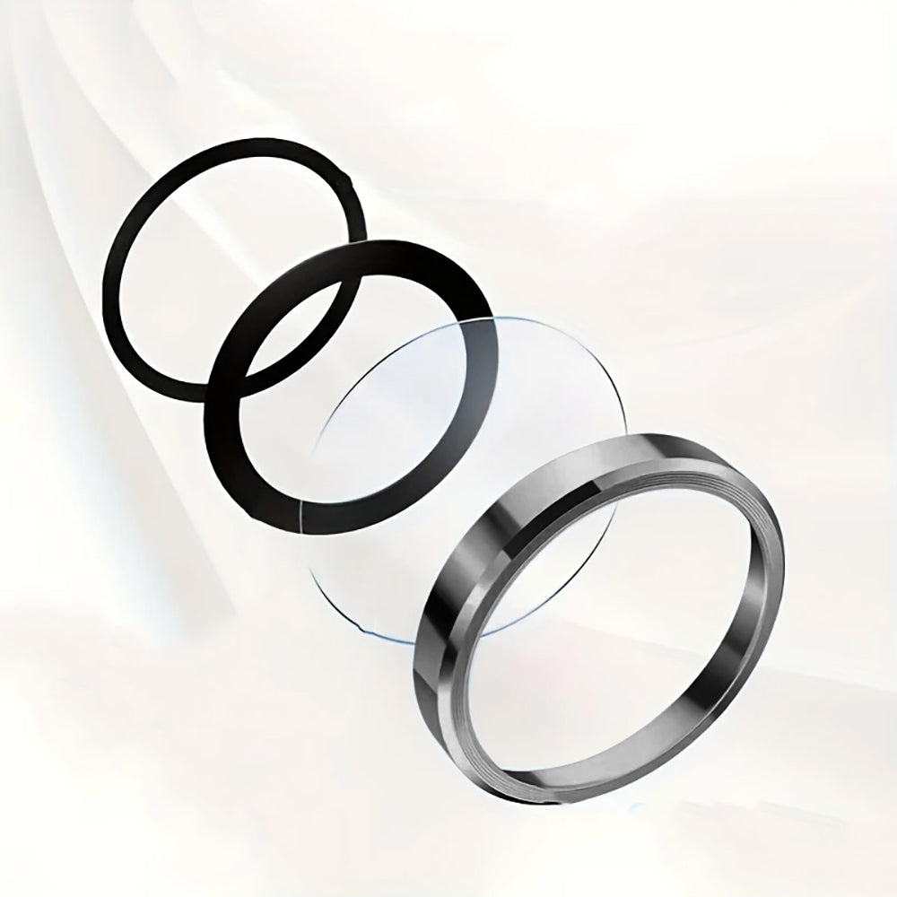 Apple iPhone 15 Pro Zore Mikro Kamera Lens Koruyucu Gümüş