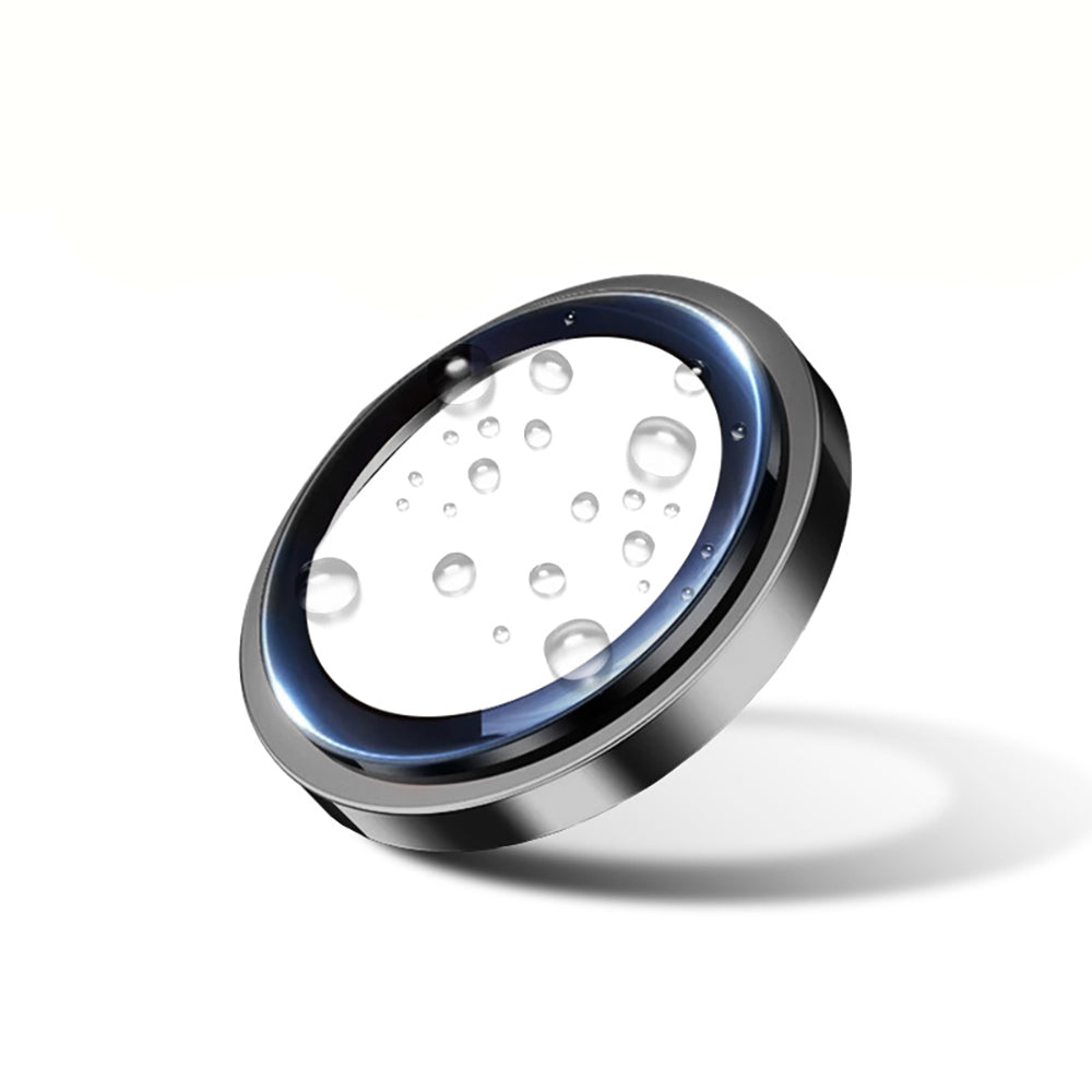 Apple iPhone 15 Pro Zore Mikro Kamera Lens Koruyucu Koyu Gri