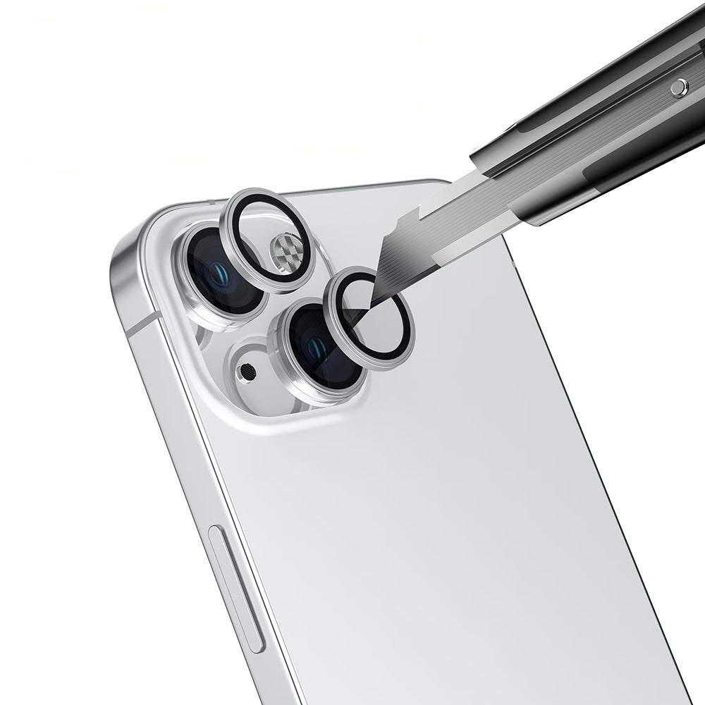 Apple iPhone 15 Zore Mikro Kamera Lens Koruyucu Siyah