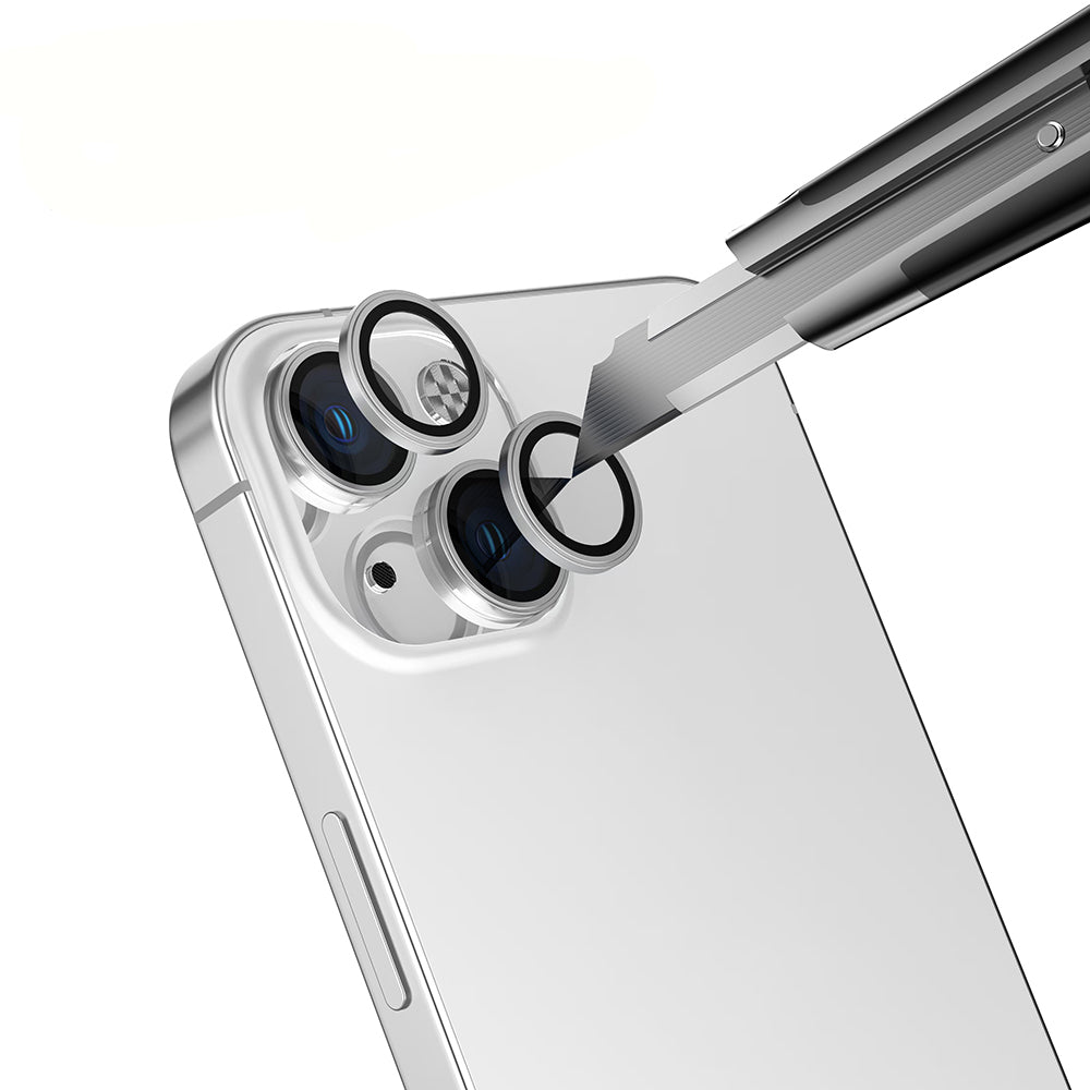 Apple iPhone 15 Zore Mikro Kamera Lens Koruyucu Siyah