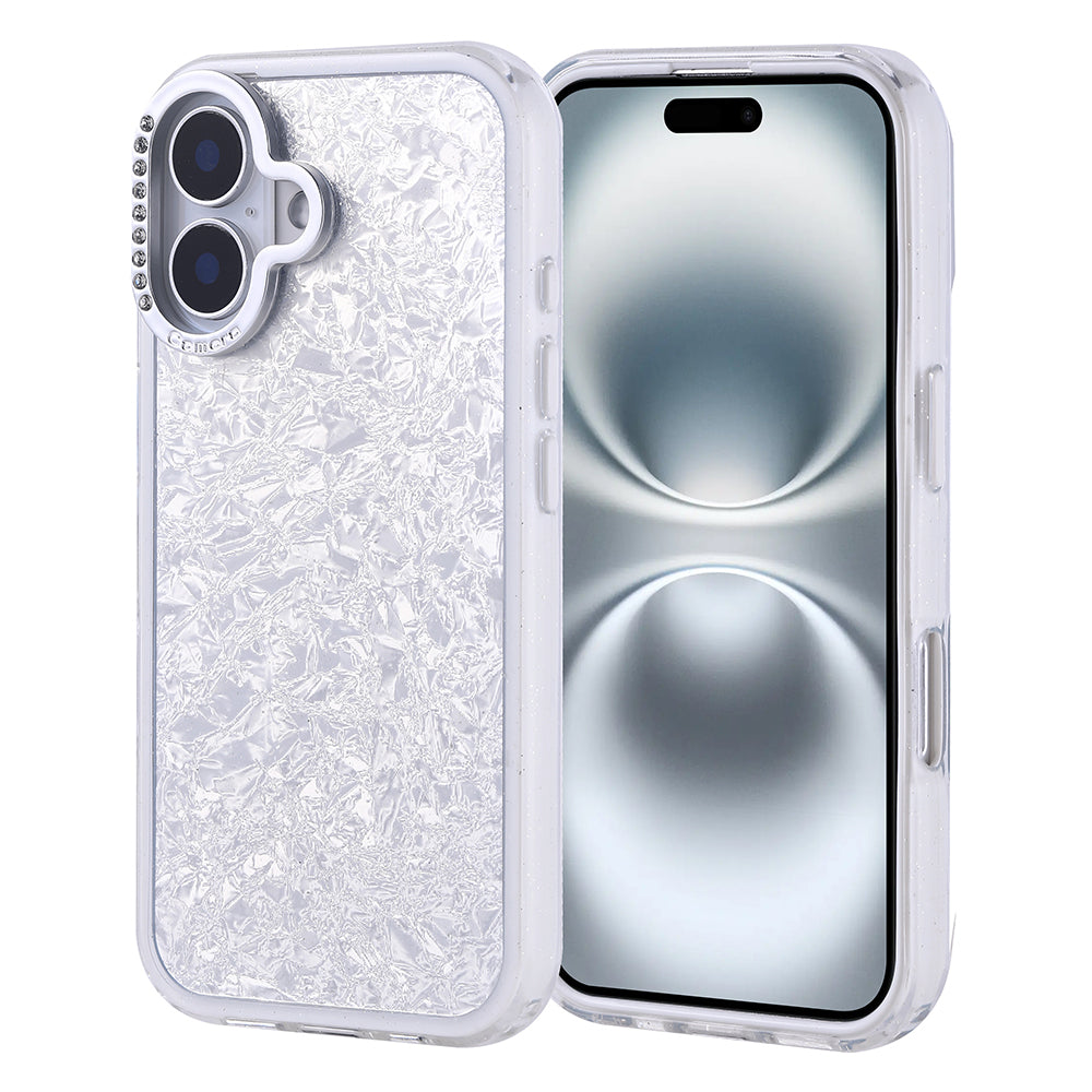 Apple iPhone 16 Kılıf Taşlı Tasarımlı  Zore Kapi Kapak Siyah