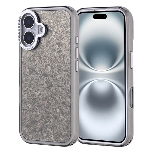 Apple iPhone 16 Kılıf Taşlı Tasarımlı  Zore Kapi Kapak Siyah