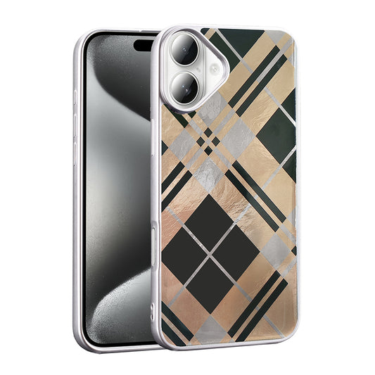 Apple iPhone 16 Plus Kılıf Desenli Zore Mep Kapak Geometrik