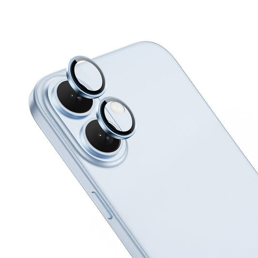 Apple iPhone 16 Zore Mikro Kamera Lens Koruyucu Mavi