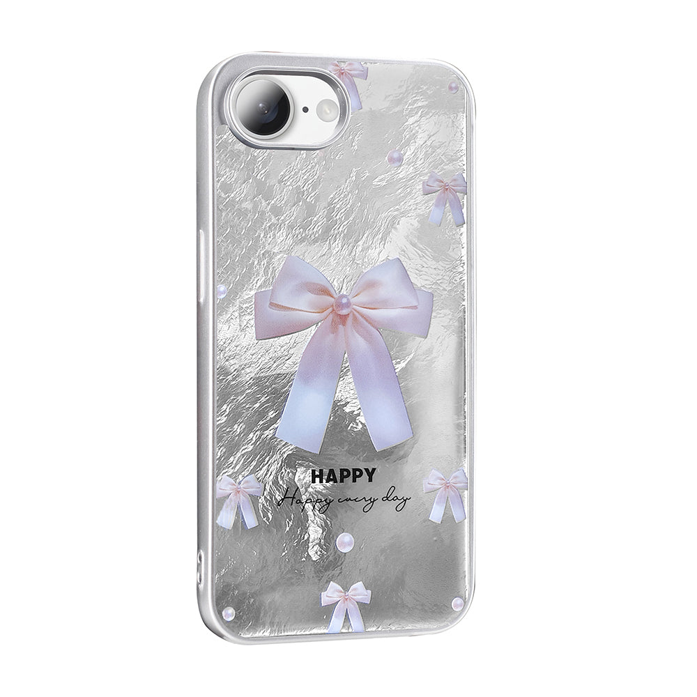 Apple iPhone 16E Kılıf Desenli Zore Mep Kapak Gold Leopar