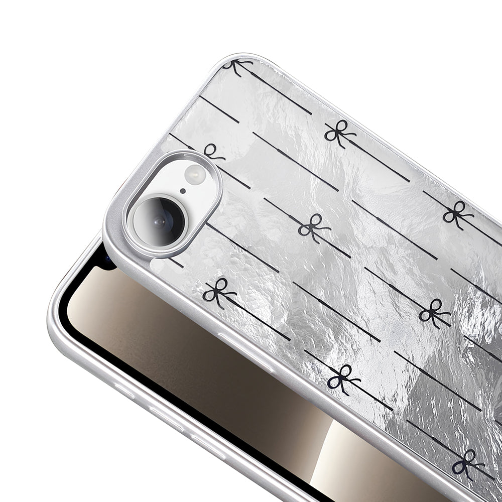 Apple iPhone 16E Kılıf Desenli Zore Mep Kapak İncili Fiyonk