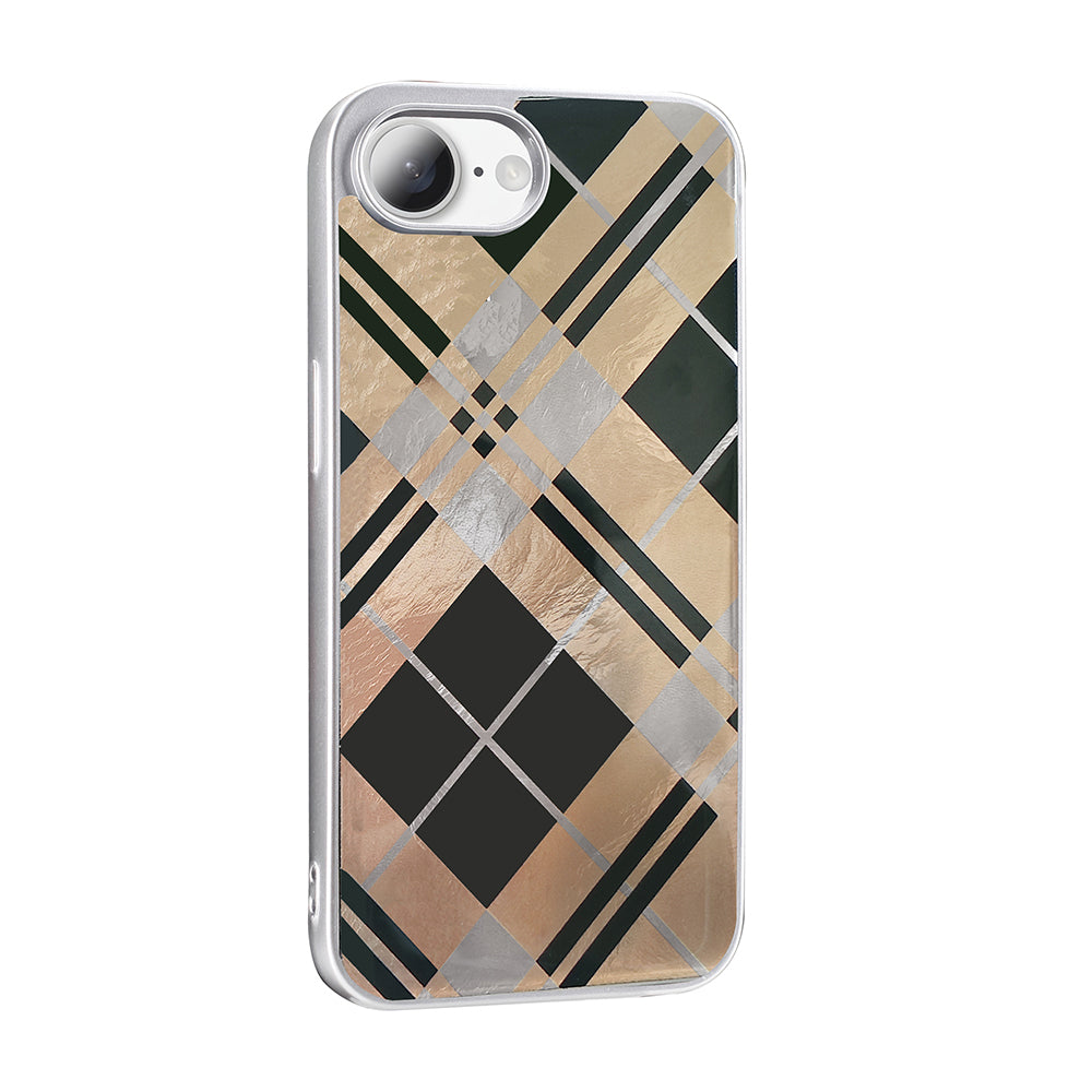 Apple iPhone 16E Kılıf Desenli Zore Mep Kapak Gri Leopar