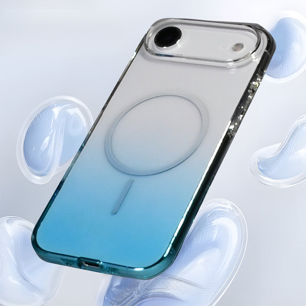 Apple iPhone 17 Air Kılıf M-Safe Şarj Özellikli Zore Septik Silikon Kapak Siyah