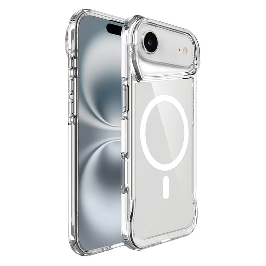 Apple iPhone 17 Air Kılıf Zore M-safe Şarj Özellikli T-Max M-safe Kapak Şeffaf