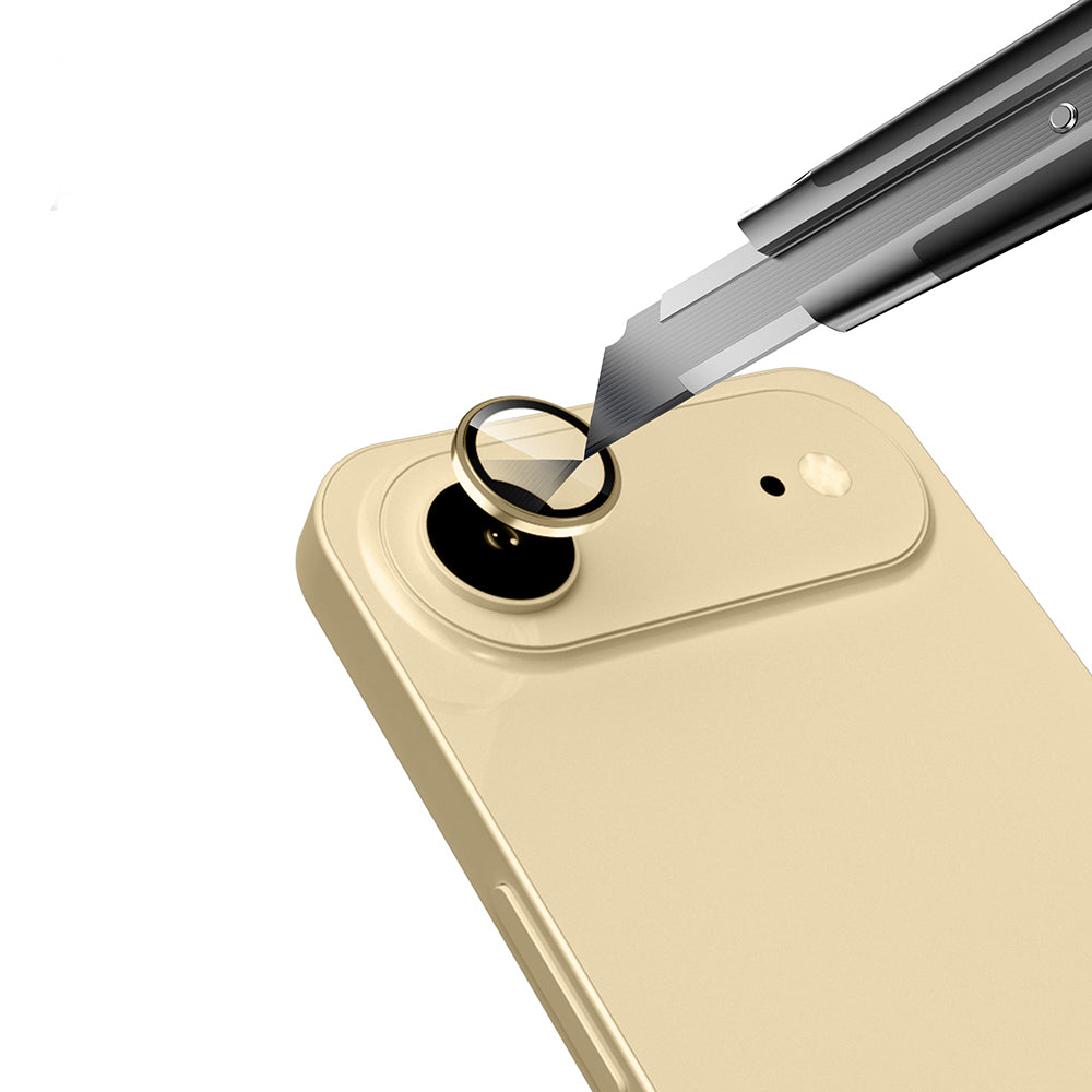 Apple iPhone 17 Air Zore Mikro Kamera Lens Koruyucu Gümüş