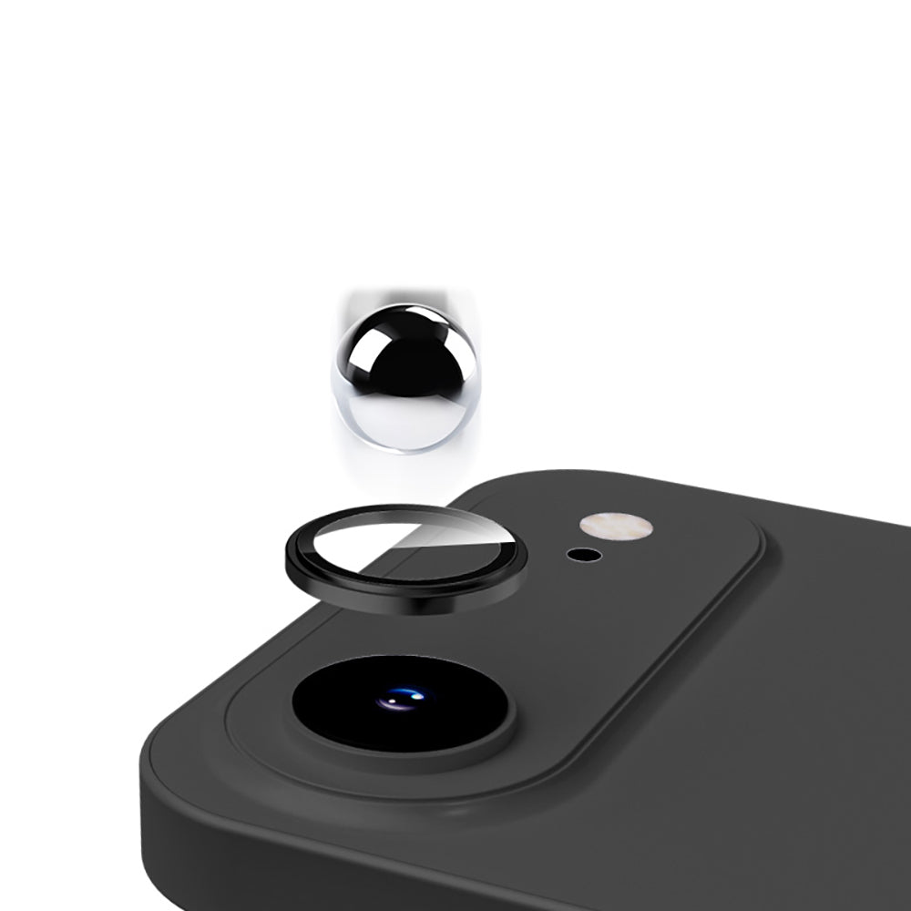 Apple iPhone 17 Air Zore Mikro Kamera Lens Koruyucu Siyah