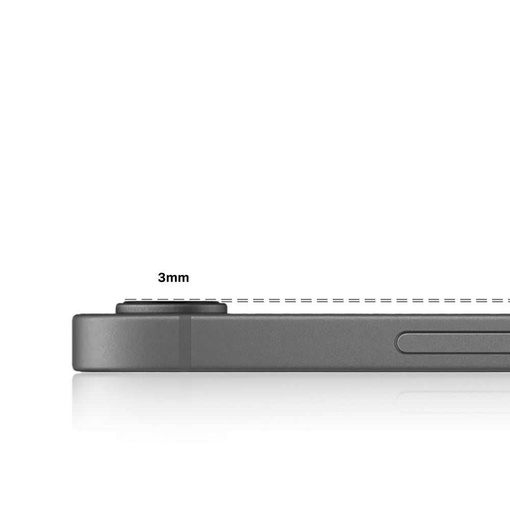 Apple iPhone 17 Air Zore Mikro Kamera Lens Koruyucu Siyah