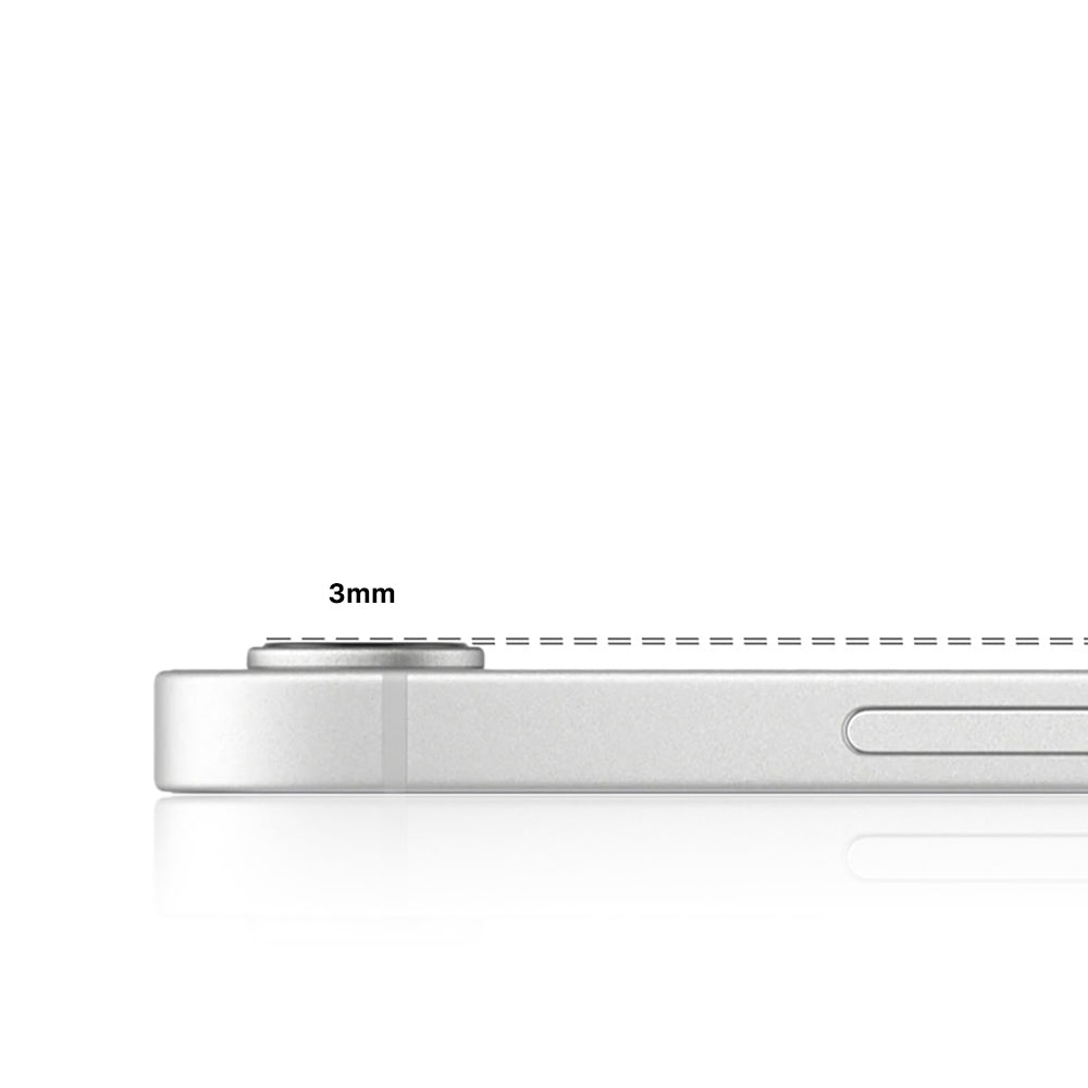Apple iPhone 17 Air Zore Mikro Kamera Lens Koruyucu Gümüş