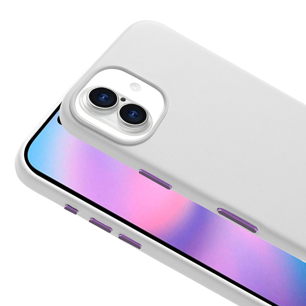 Apple iPhone 17 Kılıf M-safe Şarj Özellikli PU Deri Görünümlü Zore Kupra Kapak Siyah