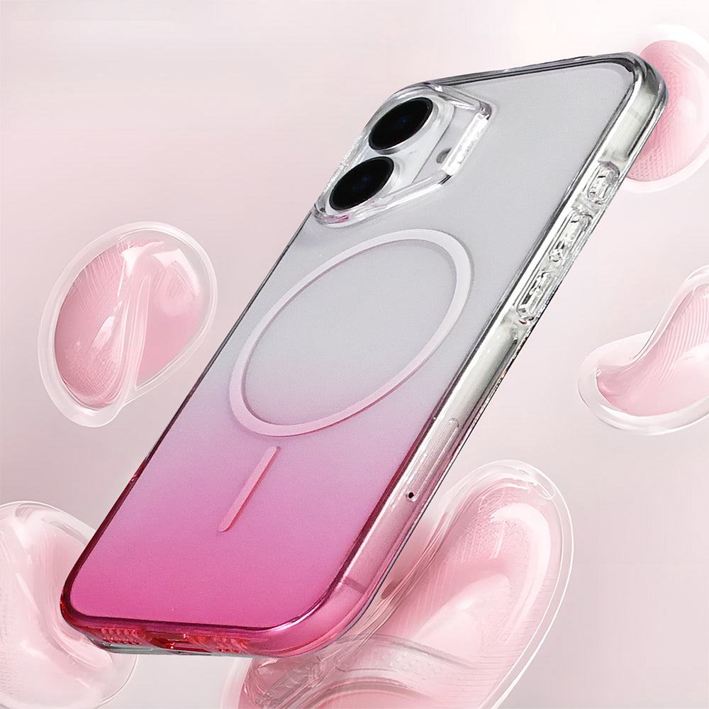 Apple iPhone 17 Kılıf M-Safe Şarj Özellikli Zore Septik Silikon Kapak Mor