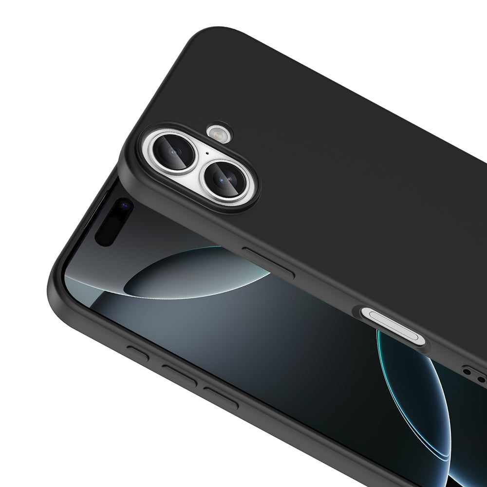 Apple iPhone 17 Kılıf Zore Mara Lansman Kapak Siyah