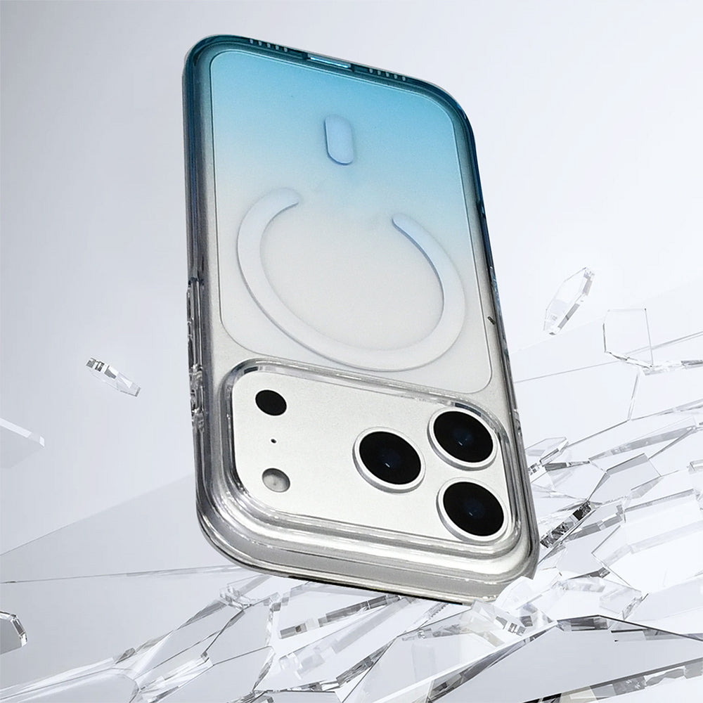 Apple iPhone 17 Pro Kılıf M-Safe Şarj Özellikli Zore Septik Silikon Kapak Turuncu