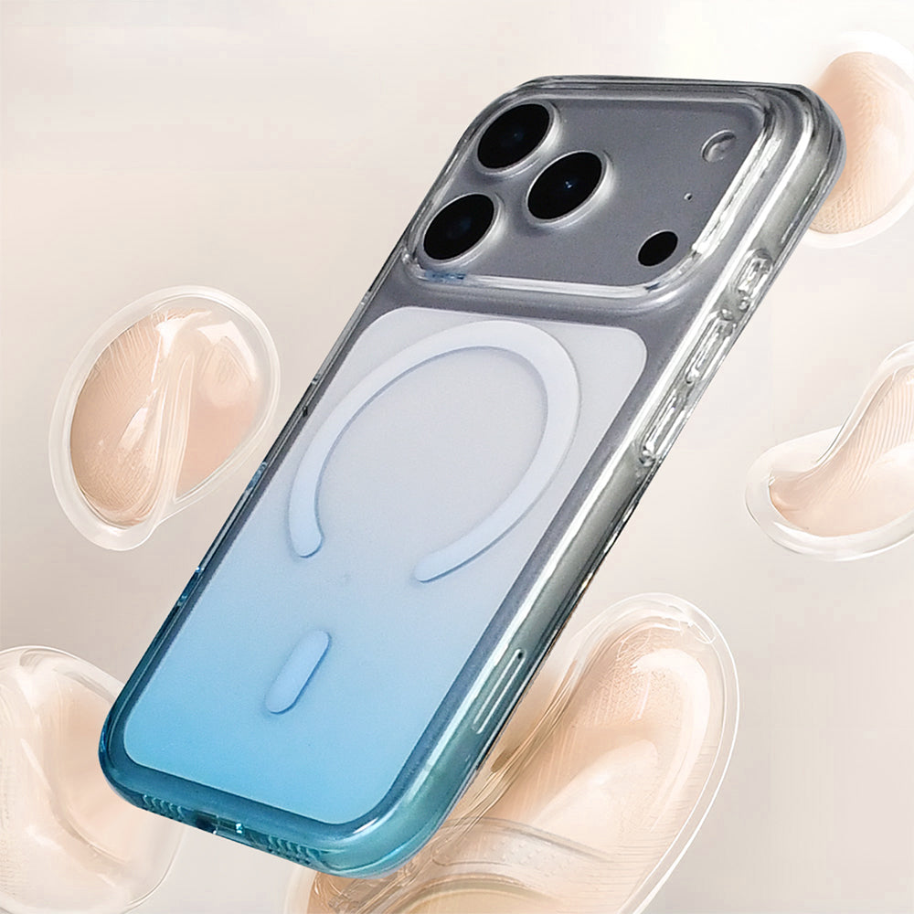 Apple iPhone 17 Pro Kılıf M-Safe Şarj Özellikli Zore Septik Silikon Kapak Turuncu