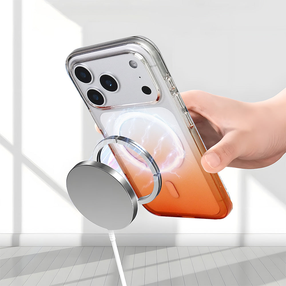 Apple iPhone 17 Pro Kılıf M-Safe Şarj Özellikli Zore Septik Silikon Kapak Siyah