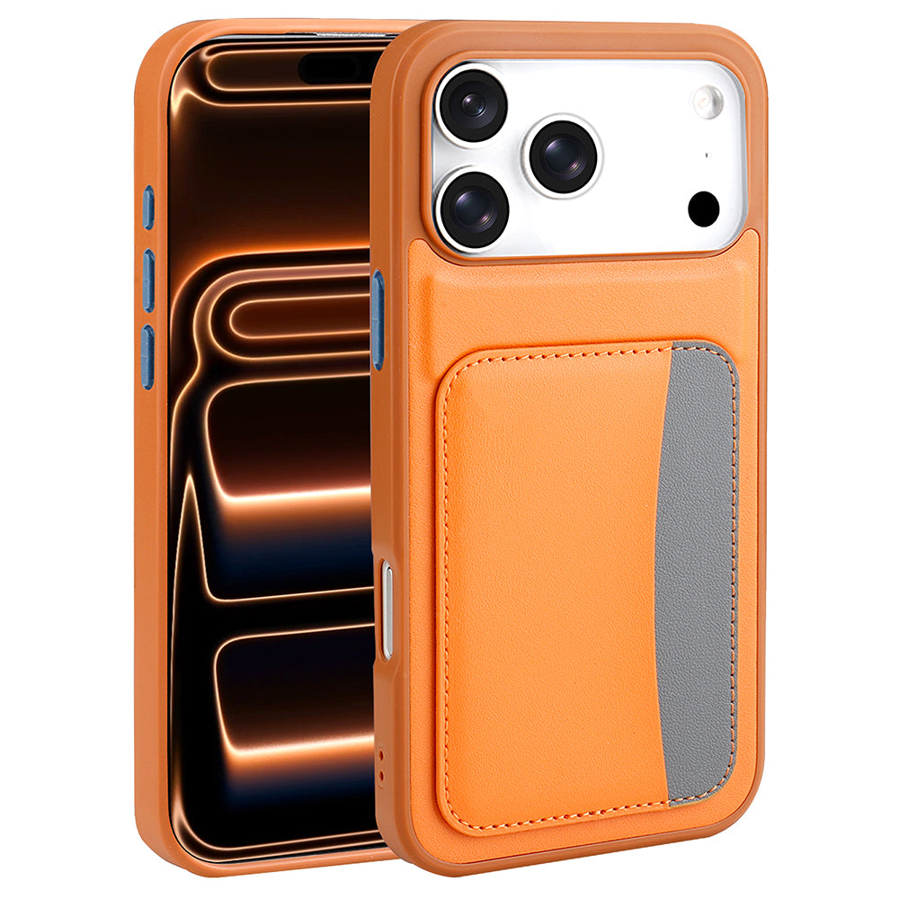 Apple iPhone 17 Pro Max Kılıf Kartlıklı Zore X-Kart Silikon Kapak Lacivert