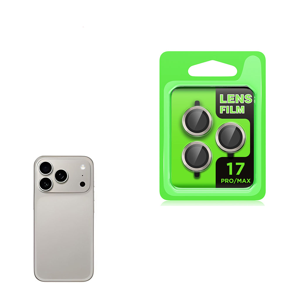 Apple iPhone 17 Pro Zore CL-07 Kamera Lens Koruyucu Turuncu