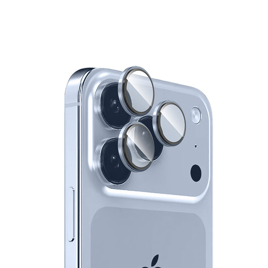 Apple iPhone 17 Pro Zore Mikro Kamera Lens Koruyucu Lacivert