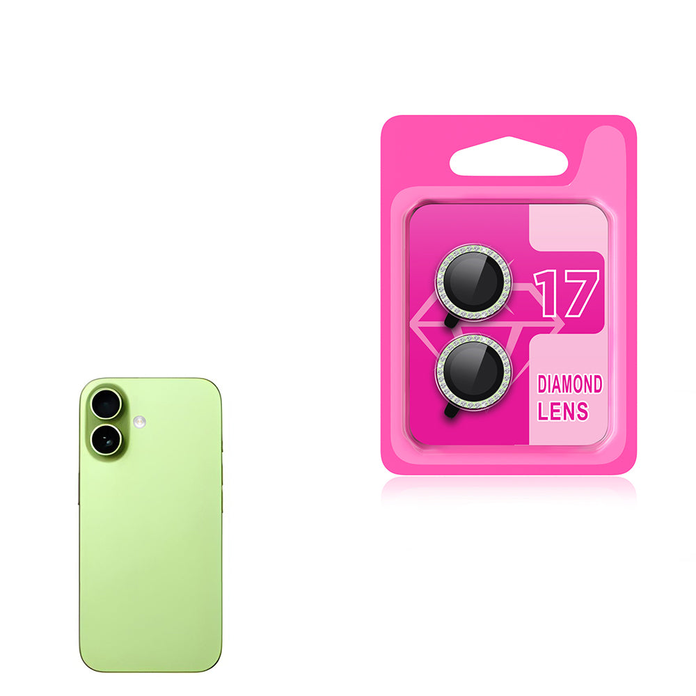 Apple iPhone 17 Zore CL-06 Kamera Lens Koruyucu Açık Yeşil