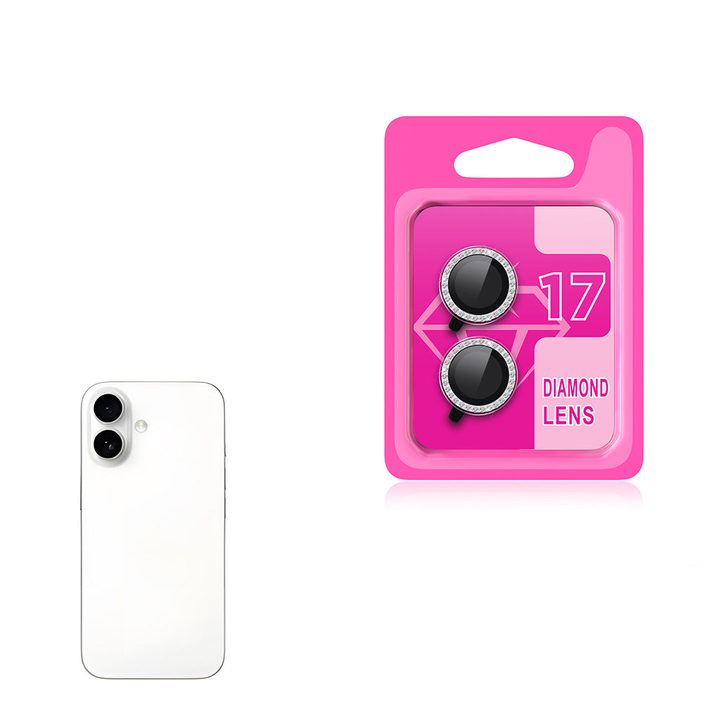 Apple iPhone 17 Zore CL-06 Kamera Lens Koruyucu Gümüş