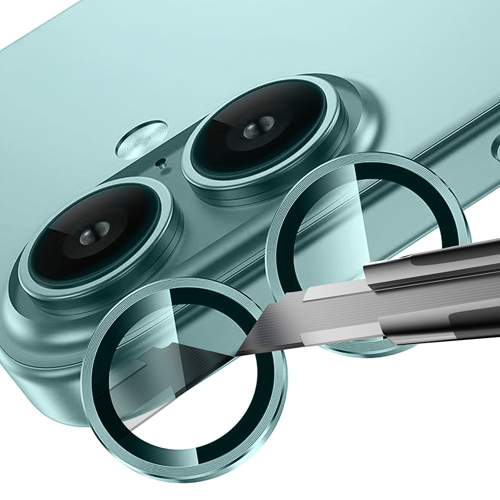 Apple iPhone 17 Zore Mikro Kamera Lens Koruyucu Gümüş