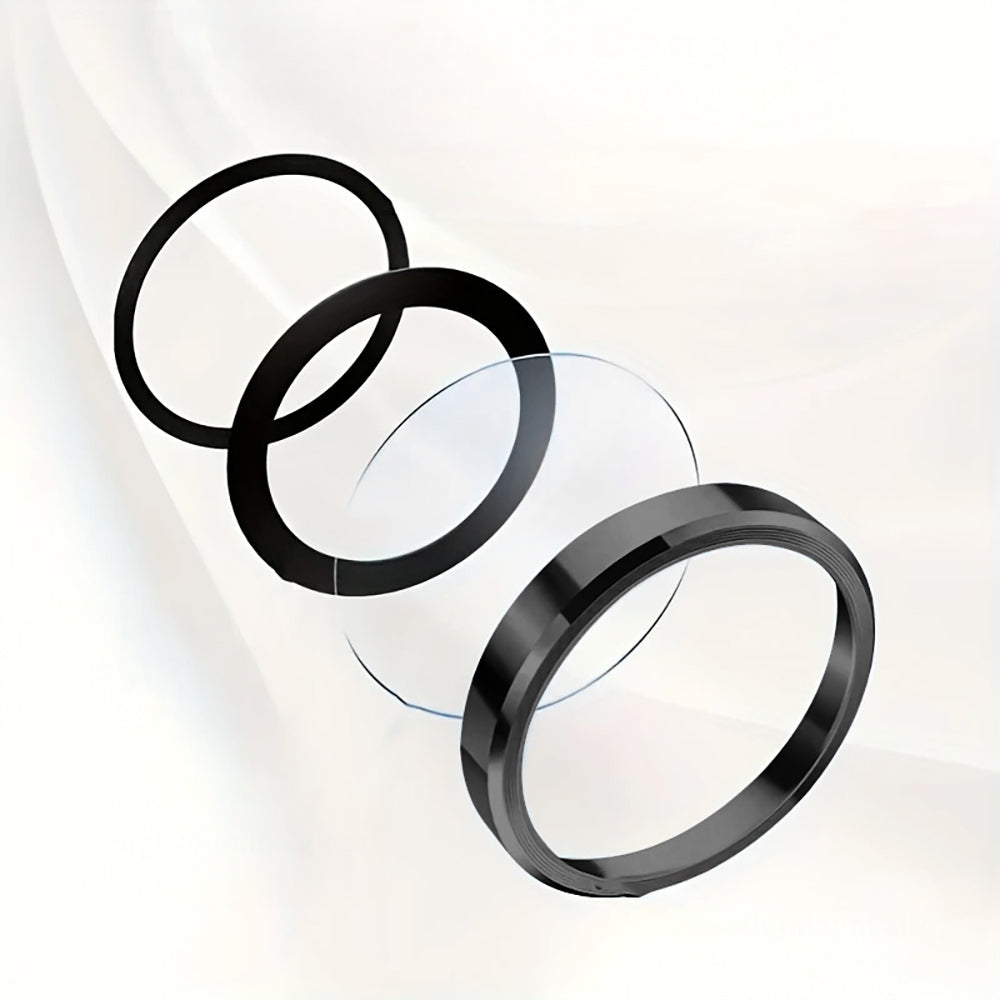 Apple iPhone 17 Zore Mikro Kamera Lens Koruyucu Siyah