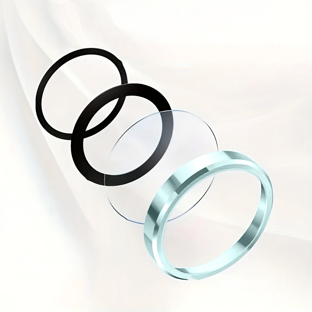 Apple iPhone 17 Zore Mikro Kamera Lens Koruyucu Açık Mavi