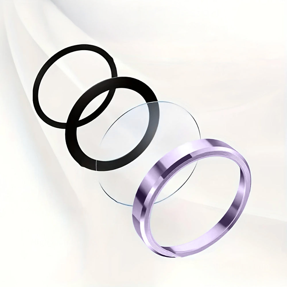 Apple iPhone 17 Zore Mikro Kamera Lens Koruyucu Açık Mor