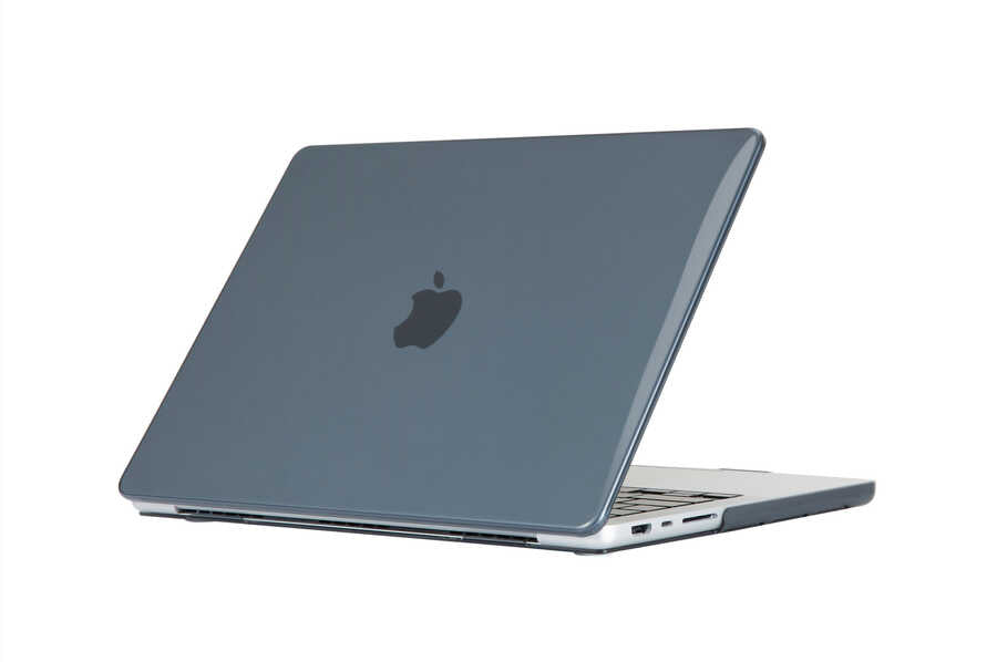 Apple Macbook 16.2' 2021 Zore MSoft Kristal Kapak Siyah