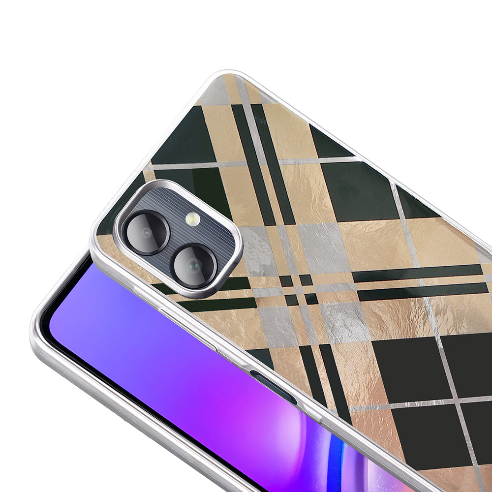 Galaxy A06 Kılıf Desenli Zore Mep Kapak Geometrik