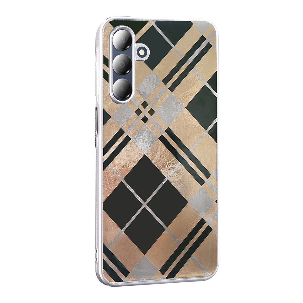 Galaxy A16 Kılıf Desenli Zore Mep Kapak Gri Leopar