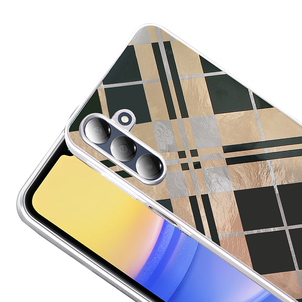 Galaxy A16 Kılıf Desenli Zore Mep Kapak Gold Leopar