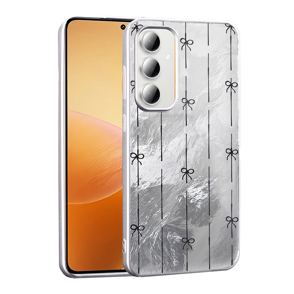 Galaxy A25 Kılıf Desenli Zore Mep Kapak İncili Fiyonk
