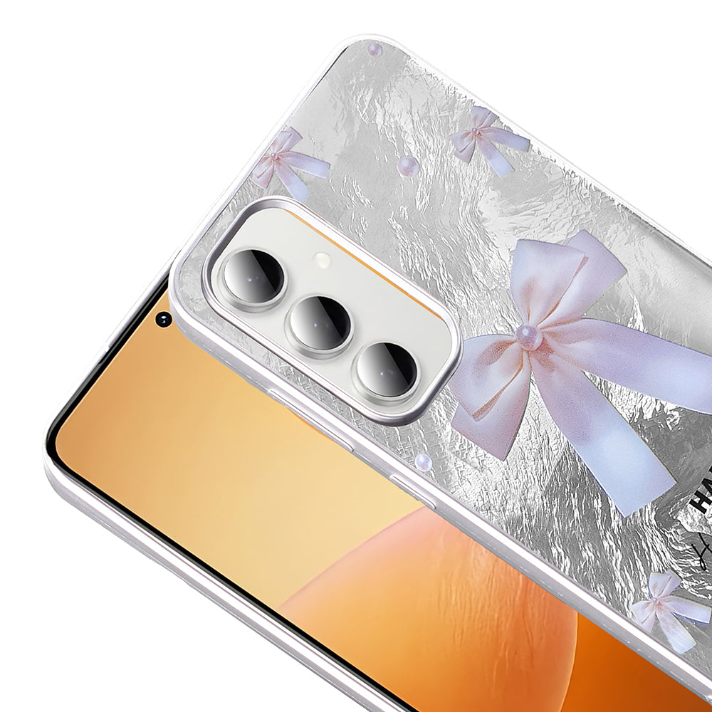 Galaxy A25 Kılıf Desenli Zore Mep Kapak İncili Fiyonk