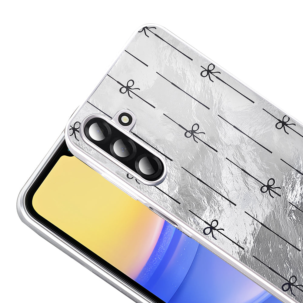 Galaxy A26 Kılıf Desenli Zore Mep Kapak Gri Leopar