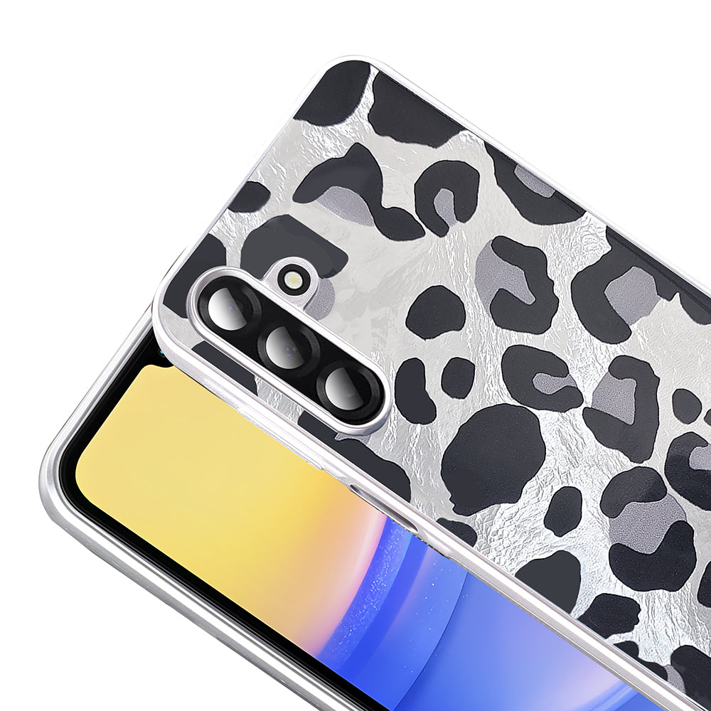 Galaxy A26 Kılıf Desenli Zore Mep Kapak Gold Leopar