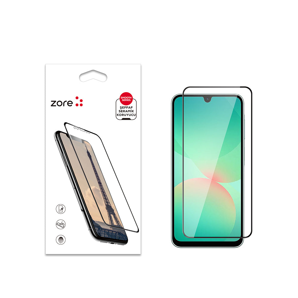 Galaxy A26 Zore Seramik Ekran Koruyucu Şeffaf
