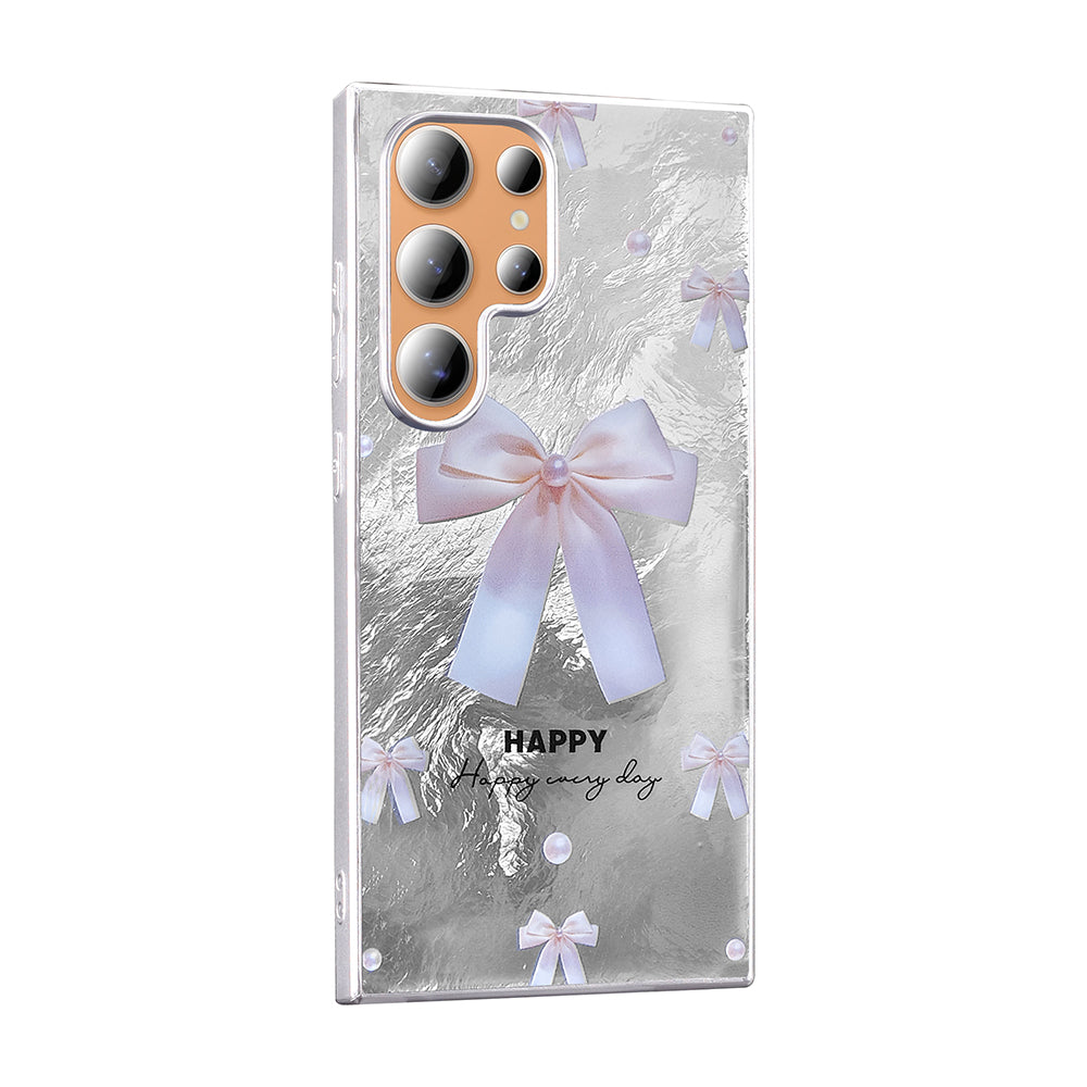 Galaxy S23 Ultra Kılıf Desenli Zore Mep Kapak Küçük Fiyonk