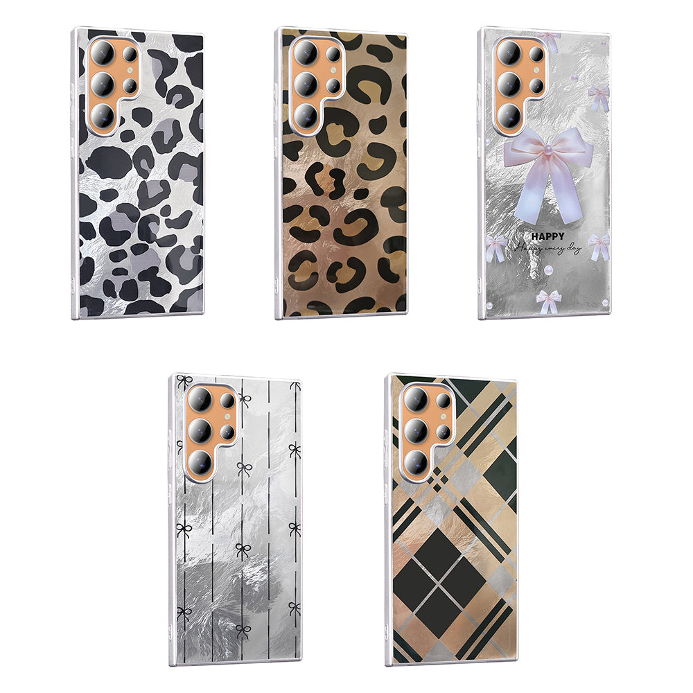 Galaxy S23 Ultra Kılıf Desenli Zore Mep Kapak Geometrik