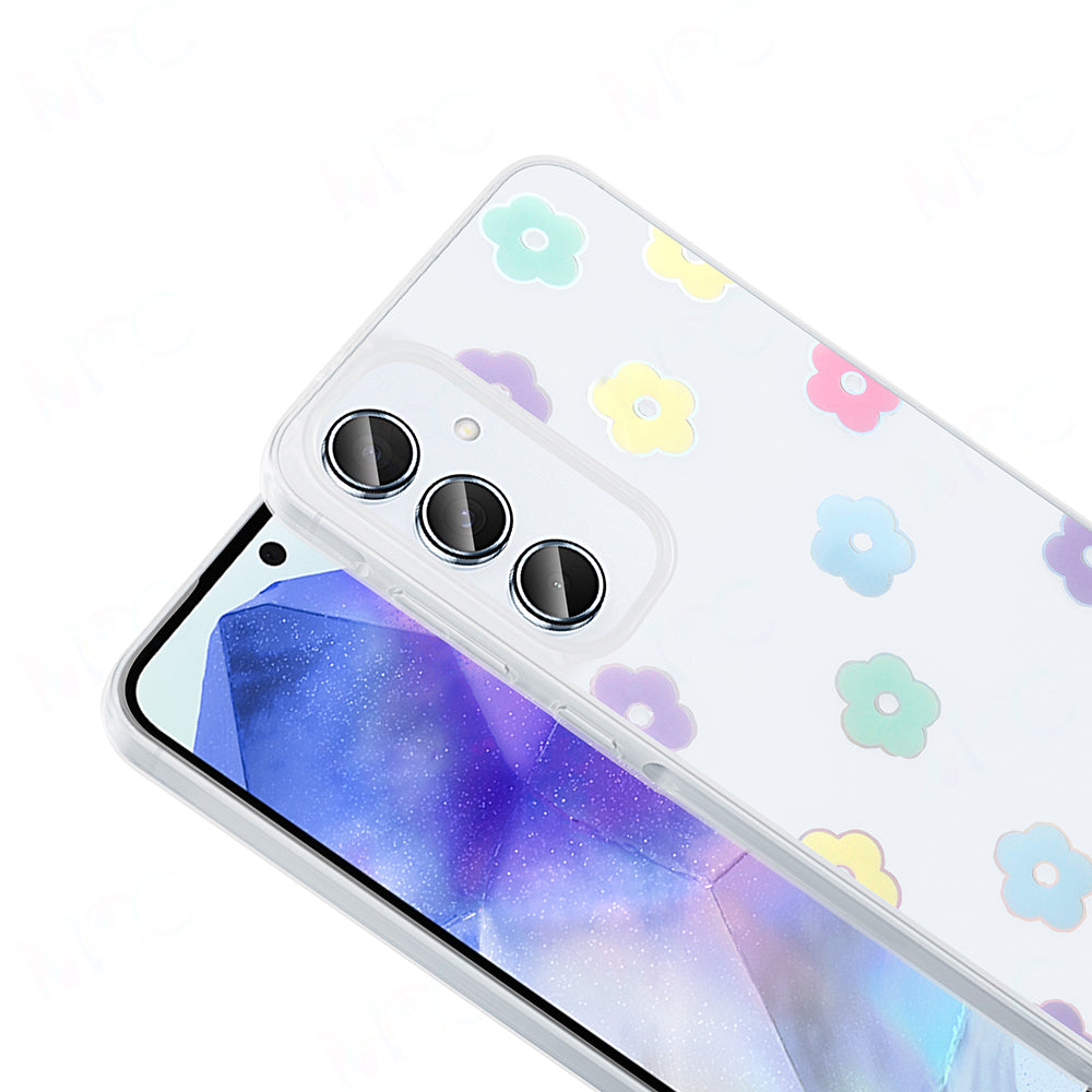 Galaxy S24 FE Kılıf Şeffaf Figürlü Zore Folk Sert Kapak Sevimli Köpek